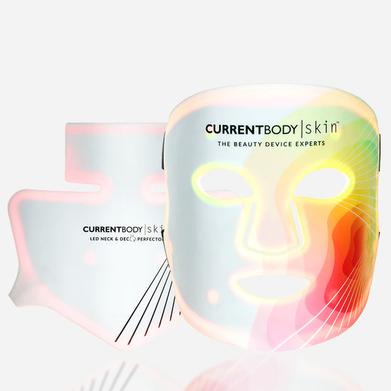 CurrentBody Skin LED 4-in-1 Face + Series 1 Neck & Décolletage Mask Set