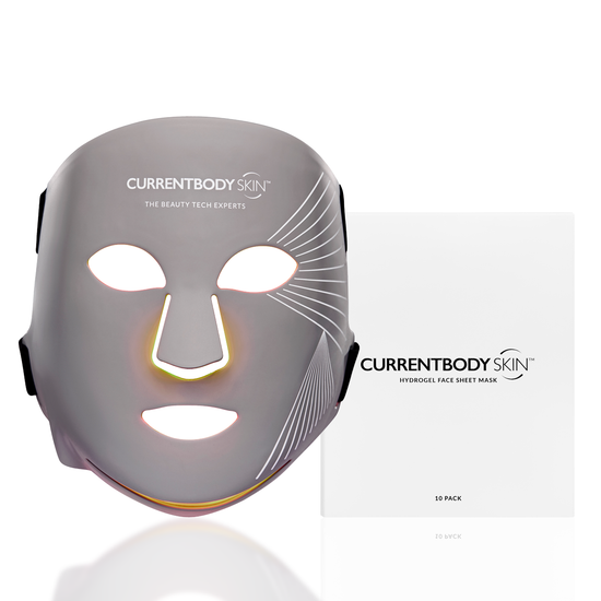 CurrentBody Skin LED Multi Light 光療面膜儀+水凝膠面膜(10 片)組合