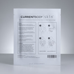 CurrentBody Skin LED Light Therapy Mask & CurrentBody HydroGel Masks (10 Pack) Bundle