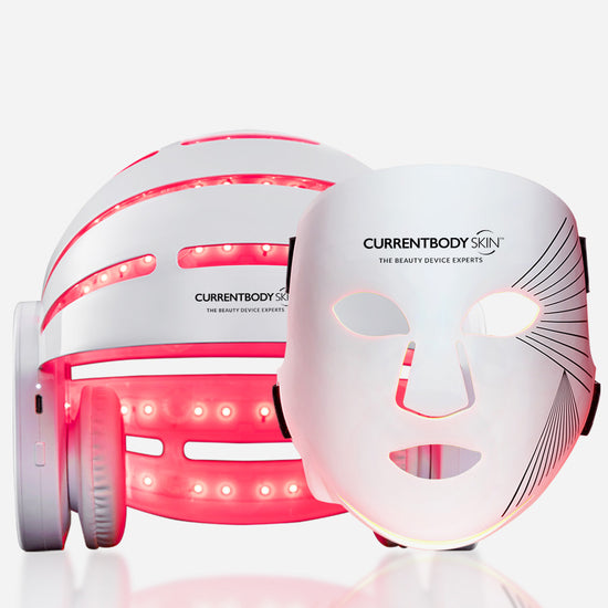 CurrentBody Skin LED 紅光光療面膜儀 + 生髮帽組合 - 黑五專屬優惠
