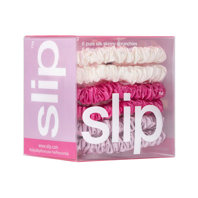 slip® x Alice + Olivia Pure Silk Skinny Scrunchies - Sweet Pea