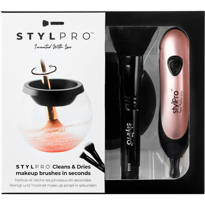 STYLPRO Makeup Brush Cleaner and Dryer - Blush Gift Set