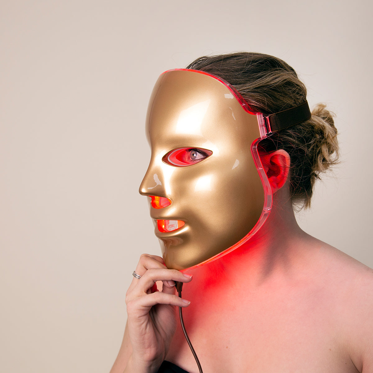 MZ SKIN Light Therapy Golden Facial Treatment Device 1 Mask 2024