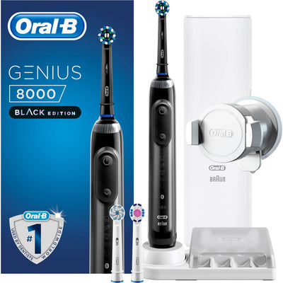 Oral-B Genius 8000 Cross Action Black Electric Toothbrush