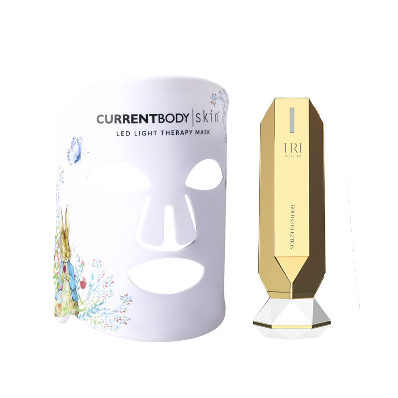 CurrentBody Skin x Peter Rabbit LED Mask & TriPollar Stop VX Gold 2 (Butterfly Blue)